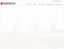Tablet Screenshot of ap.suntech-power.com